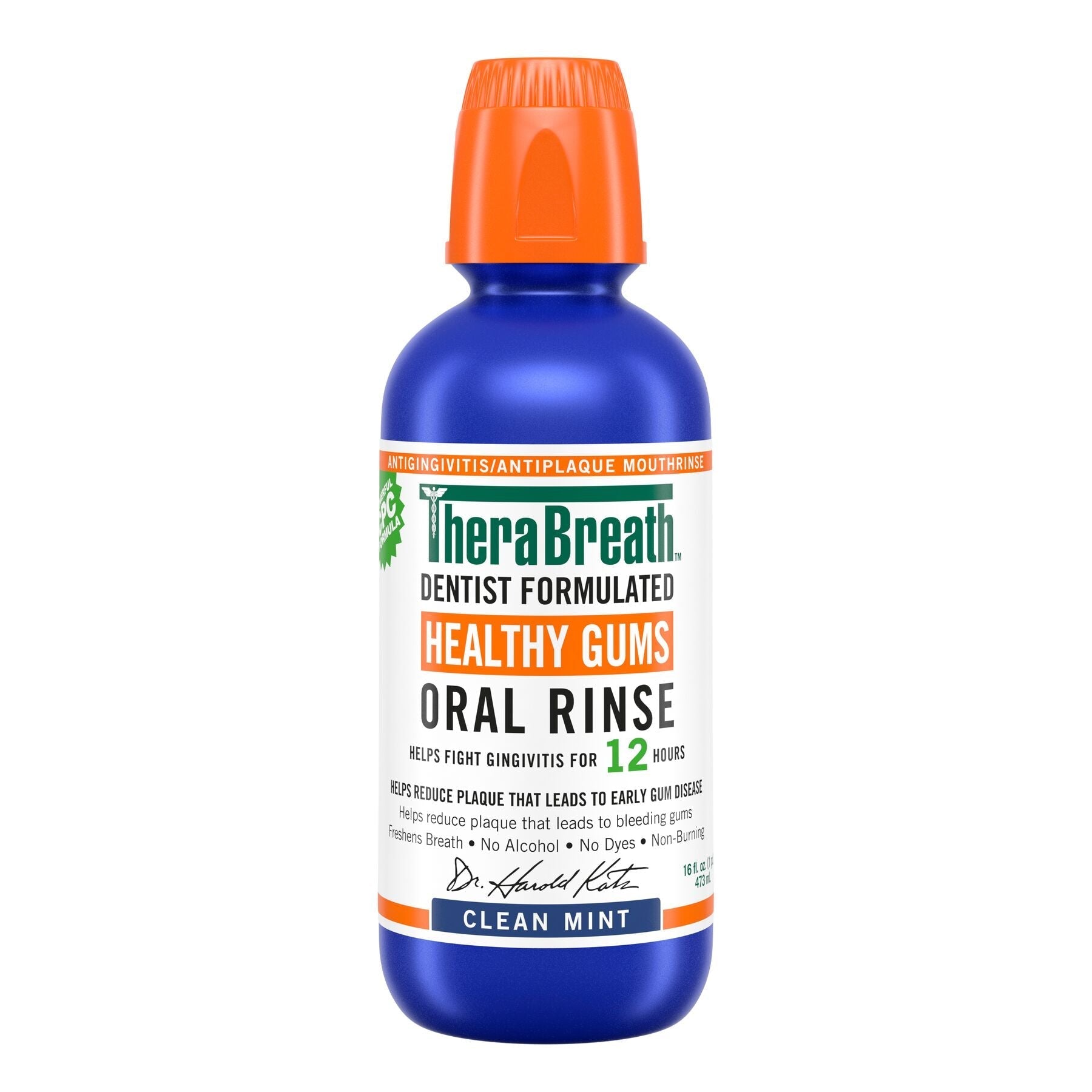 Healthy Gums Oral Rinse w/ Added CPC - Clean Mint mQuP