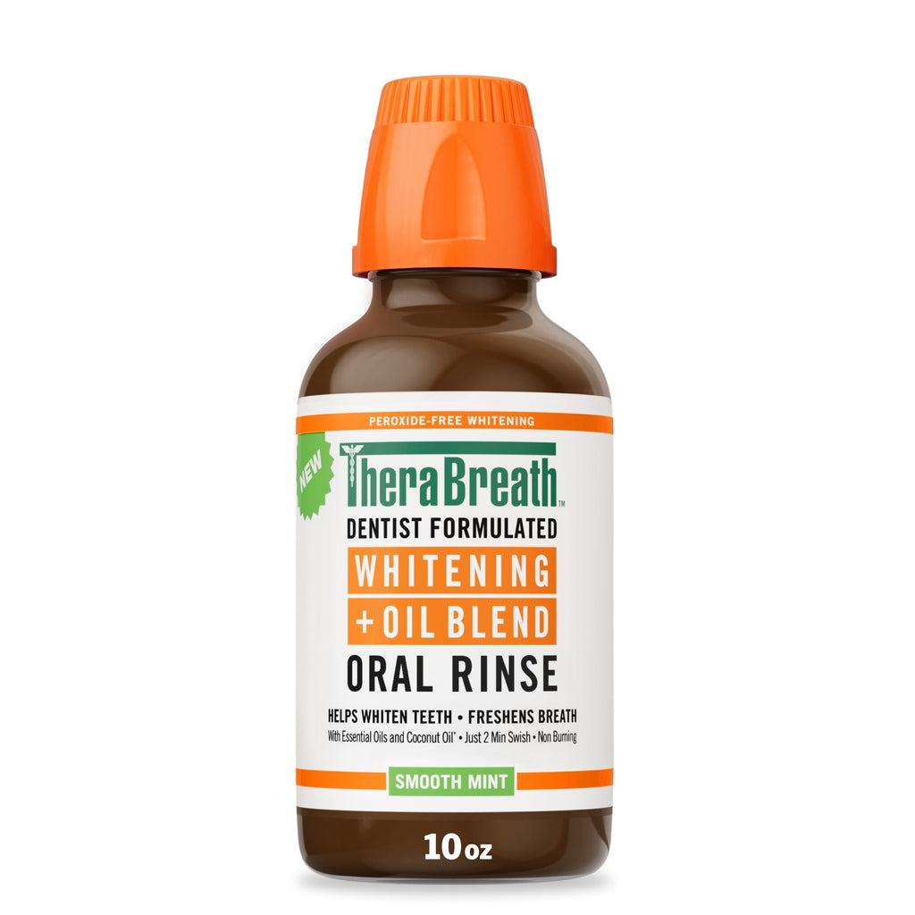 Whitening + Oil Blend Oral Rinse – Smooth Mint Zqxu