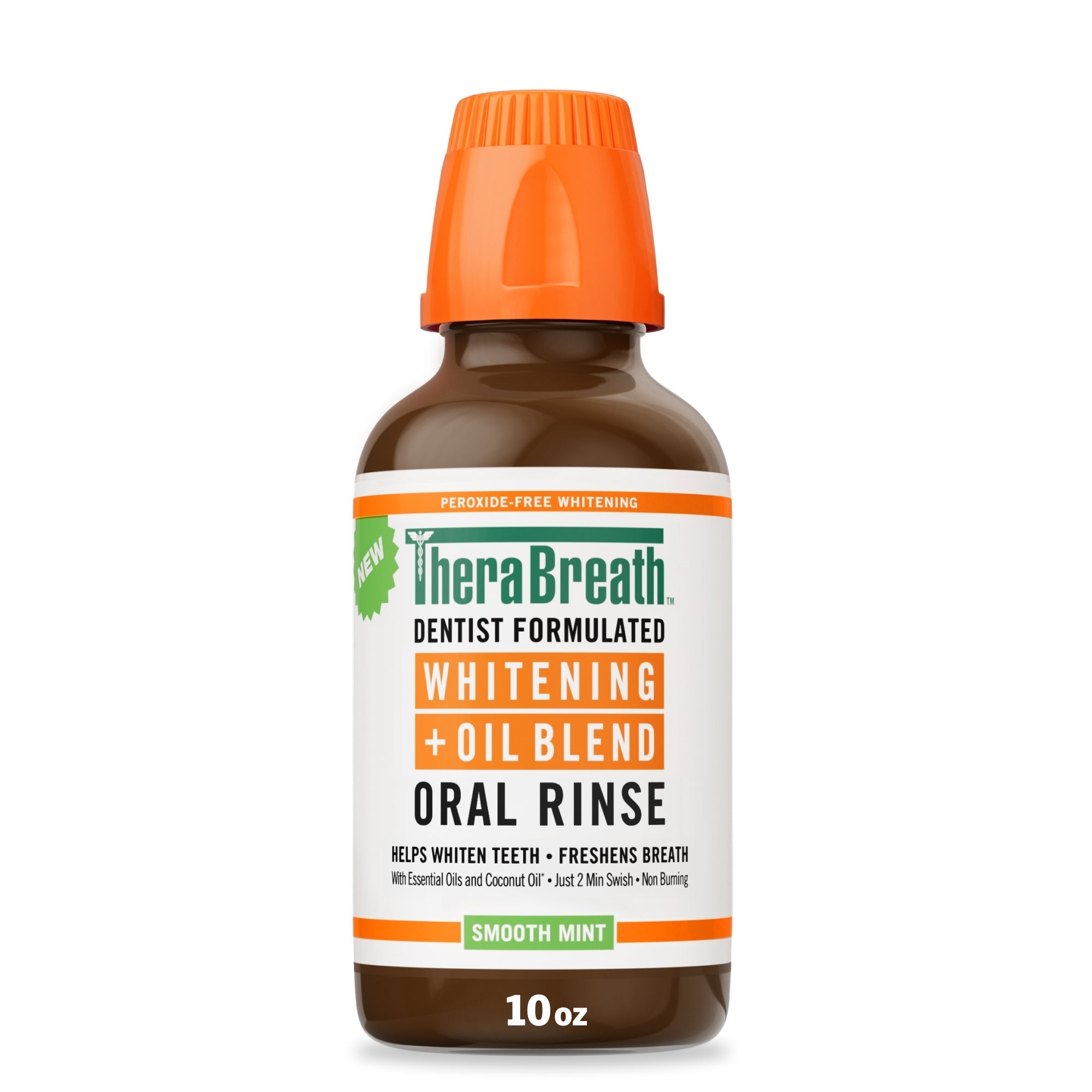 Whitening + Oil Blend Oral Rinse – Smooth Mint Zqxu
